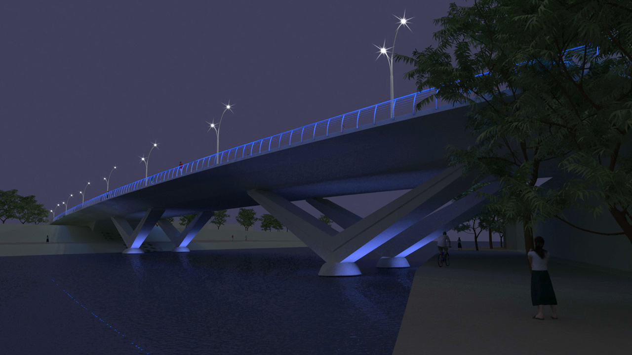 Trinity River Vision Bridges - Fort Worth TX D