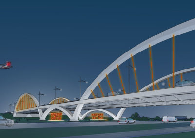 North Airfield Drive Gateway Bridge at DFW International Airport – Dallas/Fort Worth, TX