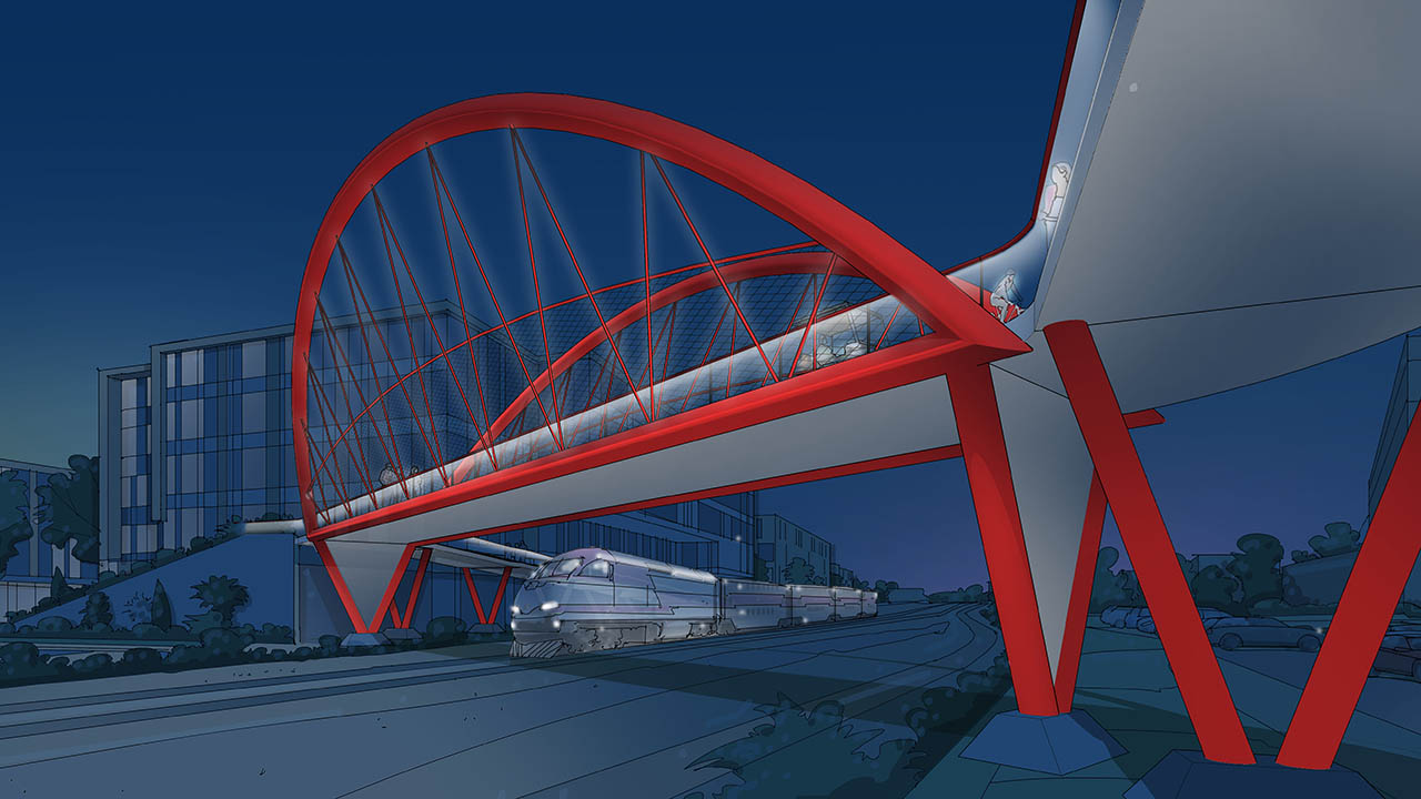 NW Quad Multi-modal Bridge